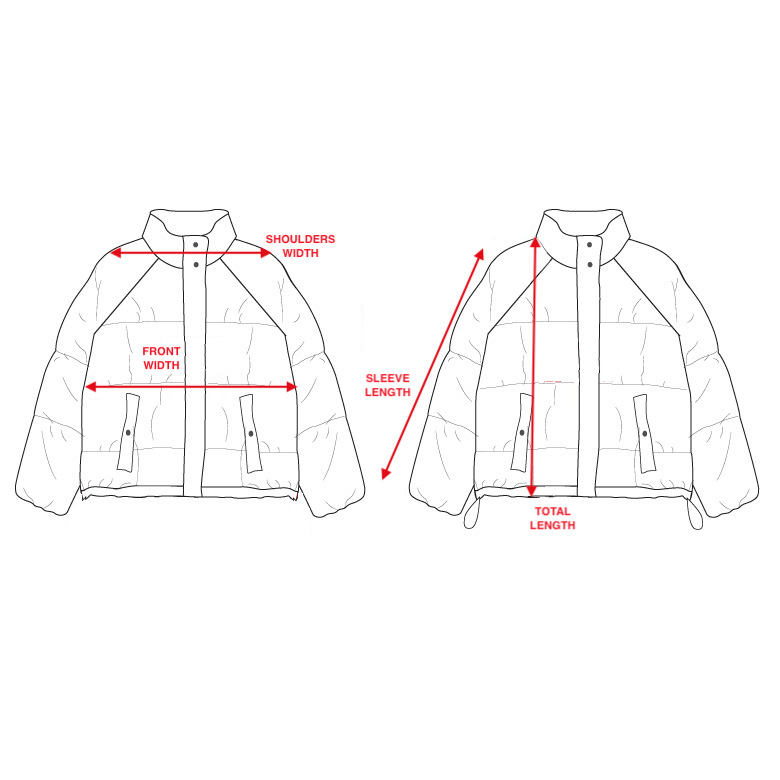 Size Guide for Jacket