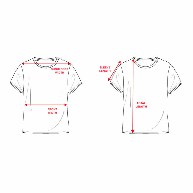 Size Guide for T-shirt